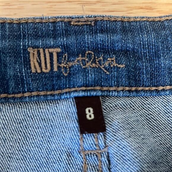 Kut from the Kloth Catherine Boyfriend Denim Shorts Women's 8 Bermuda - Picture 6 of 11
